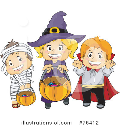 Royalty-Free (RF) Halloween Clipart Illustration by BNP Design Studio - Stock Sample #76412