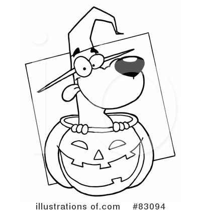 Royalty-Free (RF) Halloween Clipart Illustration by Hit Toon - Stock Sample #83094