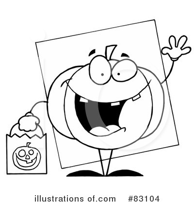 Royalty-Free (RF) Halloween Clipart Illustration by Hit Toon - Stock Sample #83104