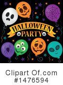 Halloween Party Clipart #1476594 by visekart