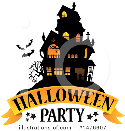 Haunted House Clipart #1476607 by visekart