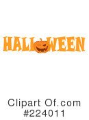 Halloween Pumpkin Clipart #224011 by Hit Toon