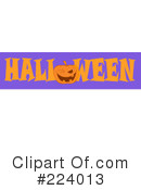 Halloween Pumpkin Clipart #224013 by Hit Toon