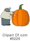 Halloween Pumpkin Clipart #5226 by djart