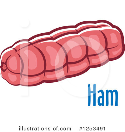 Royalty-Free (RF) Ham Clipart Illustration by Vector Tradition SM - Stock Sample #1253491