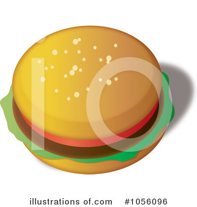 Royalty-Free (RF) Hamburger Clipart Illustration by Pams Clipart - Stock Sample #1056096