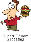 Hamburger Clipart #1063562 by toonaday