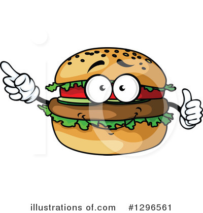 Royalty-Free (RF) Hamburger Clipart Illustration by Vector Tradition SM - Stock Sample #1296561
