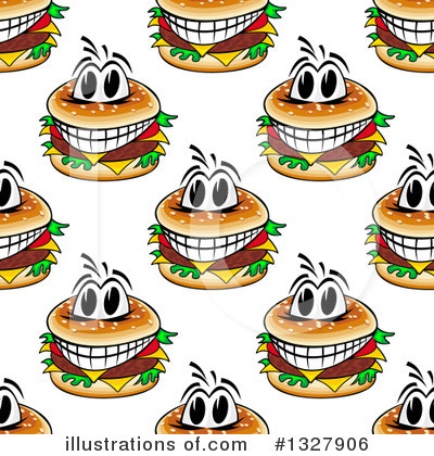 Royalty-Free (RF) Hamburger Clipart Illustration by Vector Tradition SM - Stock Sample #1327906