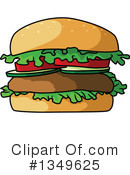 Hamburger Clipart #1349625 by Vector Tradition SM