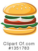 Hamburger Clipart #1351783 by Vector Tradition SM