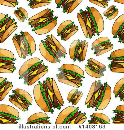 Royalty-Free (RF) Hamburger Clipart Illustration by Vector Tradition SM - Stock Sample #1403163