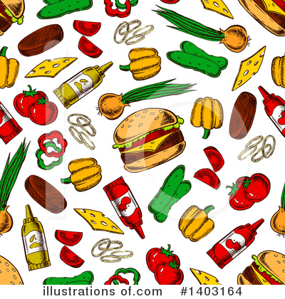 Royalty-Free (RF) Hamburger Clipart Illustration by Vector Tradition SM - Stock Sample #1403164