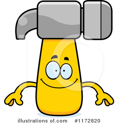 Royalty-Free (RF) Hammer Clipart Illustration by Cory Thoman - Stock Sample #1172820