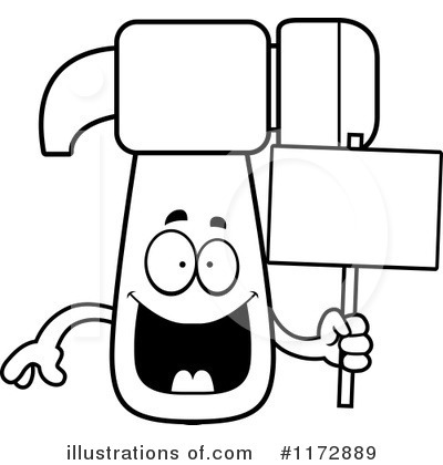 Royalty-Free (RF) Hammer Clipart Illustration by Cory Thoman - Stock Sample #1172889