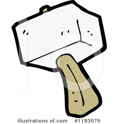 Royalty-Free (RF) Hammer Clipart Illustration by lineartestpilot - Stock Sample #1183076
