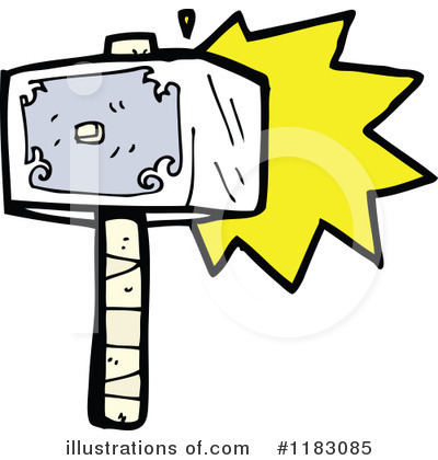 Royalty-Free (RF) Hammer Clipart Illustration by lineartestpilot - Stock Sample #1183085