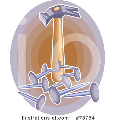 Royalty-Free (RF) Hammer Clipart Illustration by Prawny - Stock Sample #78754
