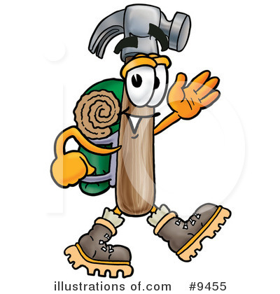 Royalty-Free (RF) Hammer Clipart Illustration by Mascot Junction - Stock Sample #9455