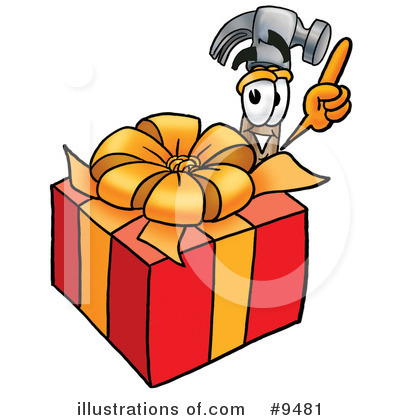 Royalty-Free (RF) Hammer Clipart Illustration by Mascot Junction - Stock Sample #9481