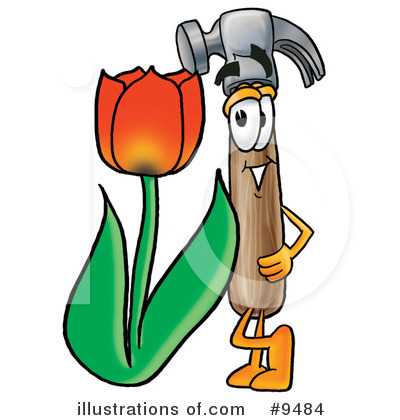 Royalty-Free (RF) Hammer Clipart Illustration by Mascot Junction - Stock Sample #9484
