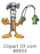 Hammer Clipart #9503 by Mascot Junction