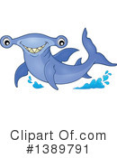 Hammerhead Shark Clipart #1389791 by visekart