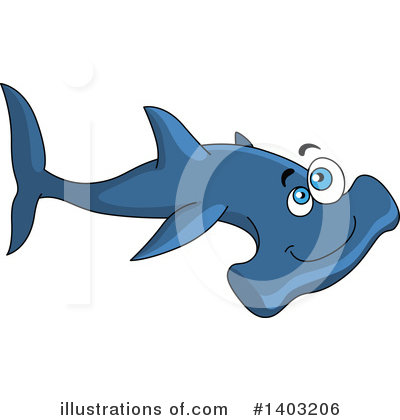 Hammerhead Clipart #1403206 by Vector Tradition SM