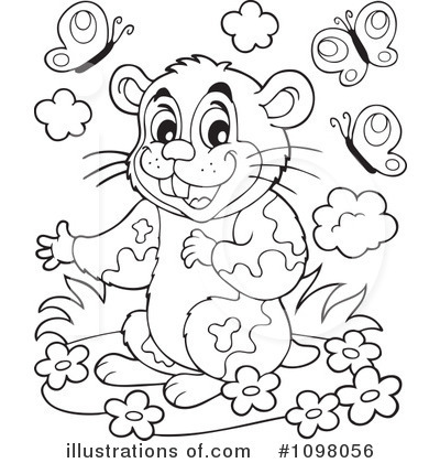 Royalty-Free (RF) Hamster Clipart Illustration by visekart - Stock Sample #1098056