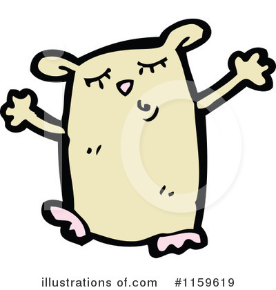 Royalty-Free (RF) Hamster Clipart Illustration by lineartestpilot - Stock Sample #1159619