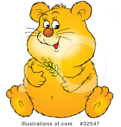 Royalty-Free (RF) Hamster Clipart Illustration by Alex Bannykh - Stock Sample #32547