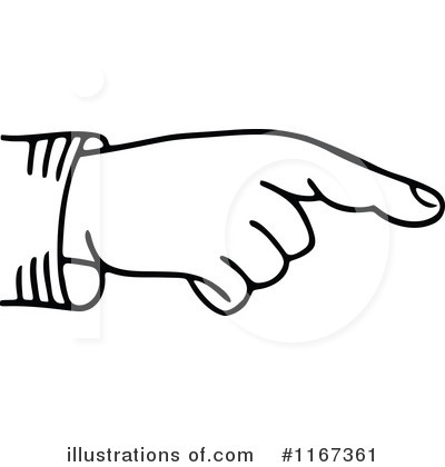 Pointing Clipart #1167361 by Prawny Vintage