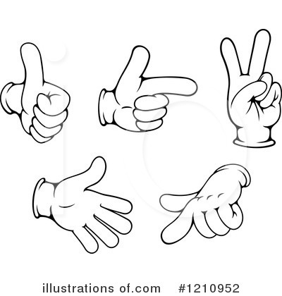 Hand Gesture Clipart #1210952 by Vector Tradition SM