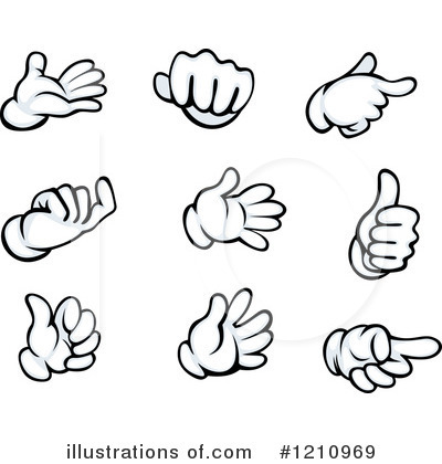 Hand Gesture Clipart #1210969 by Vector Tradition SM
