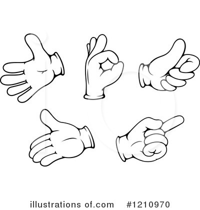 Hand Gesture Clipart #1210970 by Vector Tradition SM