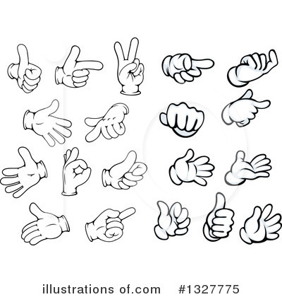 Pointing Clipart #1327775 by Vector Tradition SM