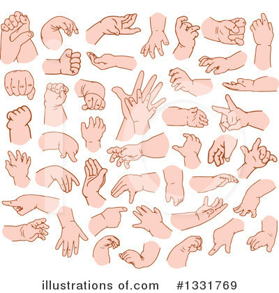 Baby Hand Clipart #1331769 by Liron Peer