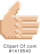 Hand Clipart #1419540 by AtStockIllustration