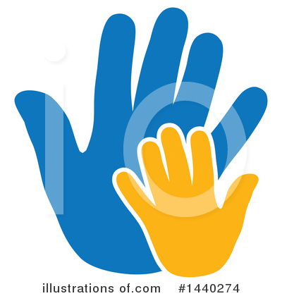 Hand Print Clipart #1440274 by ColorMagic