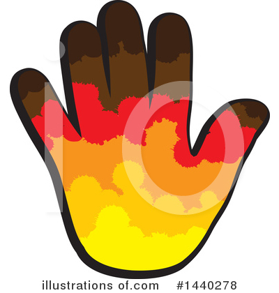 Hand Print Clipart #1440278 by ColorMagic