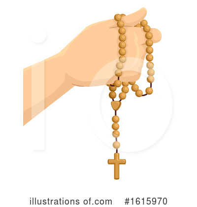 Rosary Clipart #1615970 by BNP Design Studio