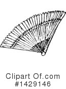 Hand Fan Clipart #1429146 by Prawny Vintage