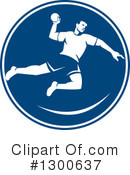 Handball Clipart #1300637 by patrimonio