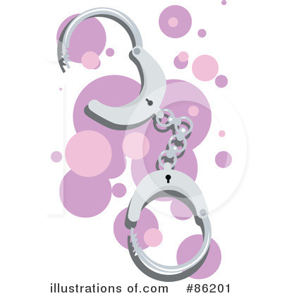 Royalty-Free (RF) Handcuffs Clipart Illustration by mayawizard101 - Stock Sample #86201