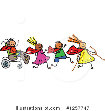 Royalty-Free (RF) Handicap Clipart Illustration by Prawny - Stock Sample #1257747