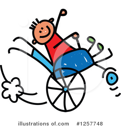 Royalty-Free (RF) Handicap Clipart Illustration by Prawny - Stock Sample #1257748