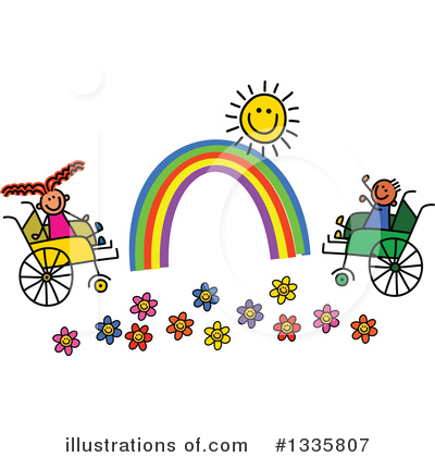 Royalty-Free (RF) Handicap Clipart Illustration by Prawny - Stock Sample #1335807