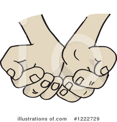 Hands Clipart #1222729 by Dennis Holmes Designs
