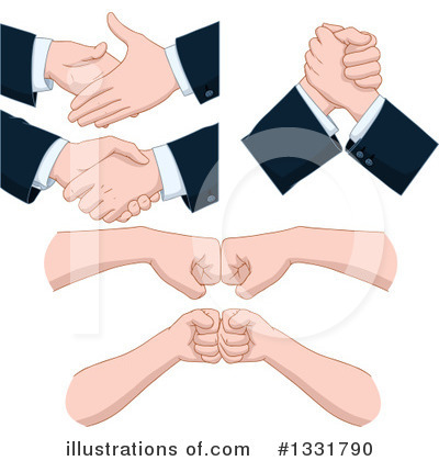 Arm Wrestling Clipart #1331790 by Liron Peer
