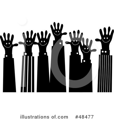 Royalty-Free (RF) Hands Clipart Illustration by Prawny - Stock Sample #48477